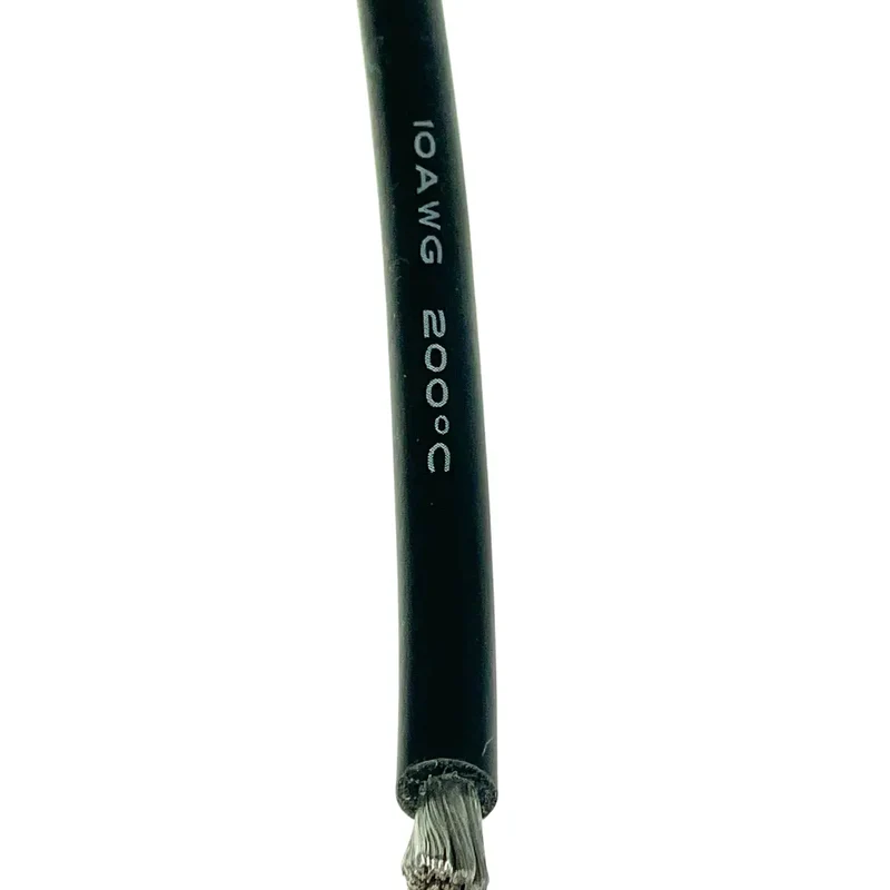 Silikonkabel 10AWG (5,27mm²) rot/schwarz