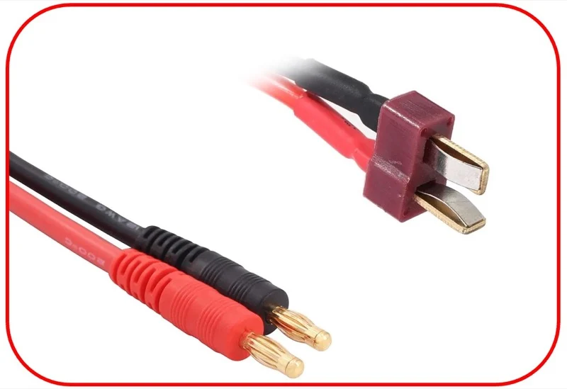 Absima Ladekabel 4mm Goldkontaktstecker - T-Plug 150mm