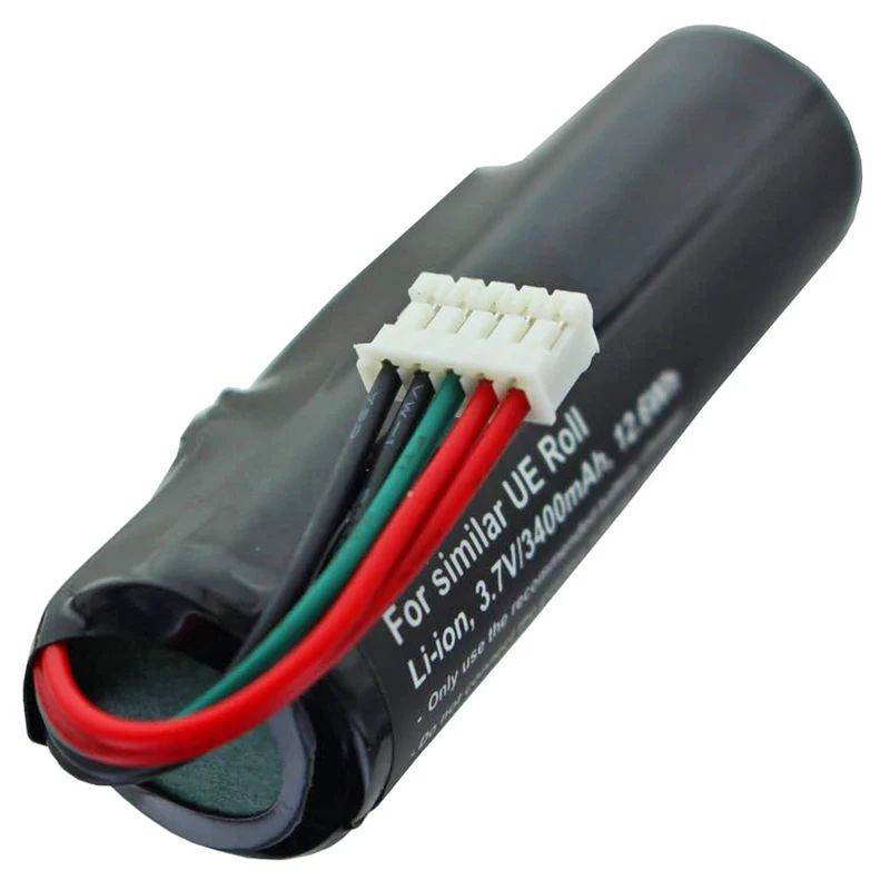 Akku passend für Ultimate Ears UE Roll Akku Li-Ion 3,7V, 3400mAh, 12,6Wh, eingebaut, ohne Werkzeug