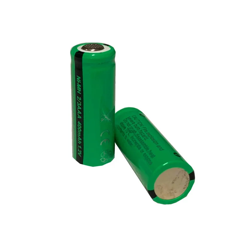 4PCS 2/3AAA 400mah 1,2 v NI-MH akku 2/3 aaa batterien flache top für Spielzeug drahtlose Maus Spiel Griff