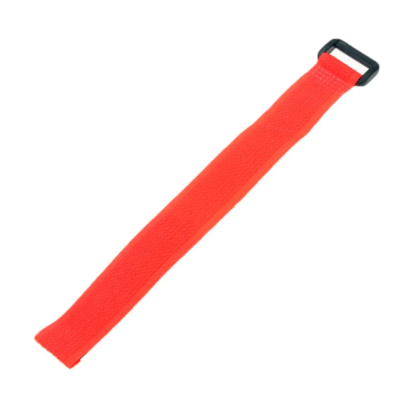 10 Stück Lipo-Batterie-Zurrgurt 260 mm für FPV RC-Drohne - Rot