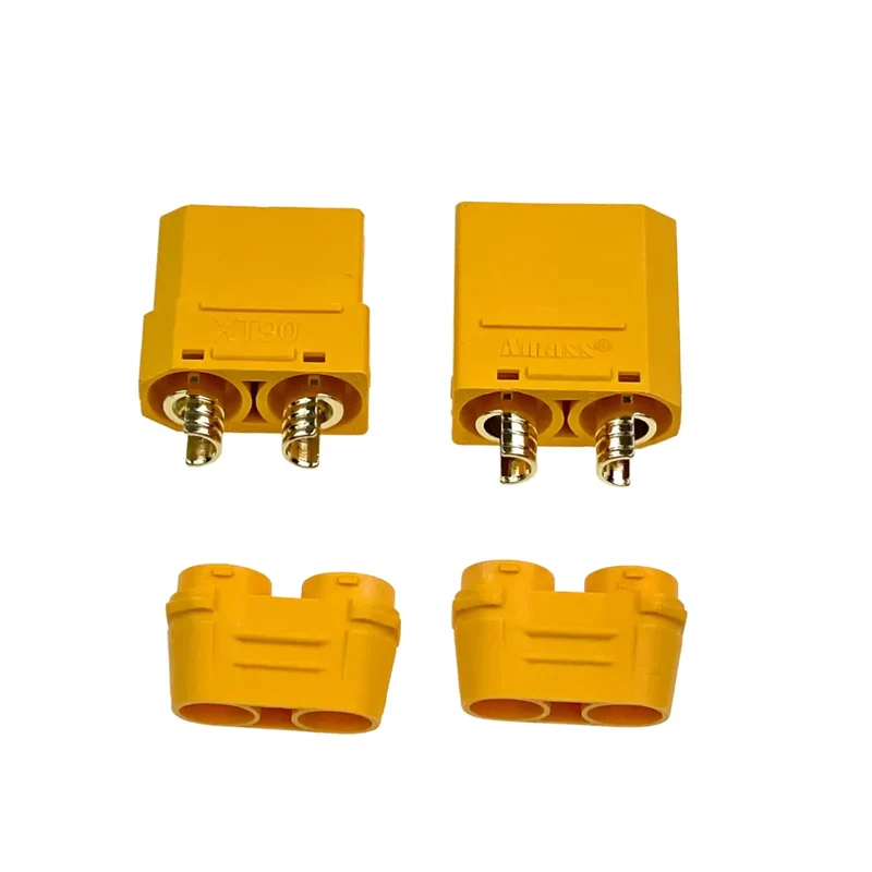 Mylipo XT90 - Amass Stecker/Buchse mit Endkappe (1 Paar)