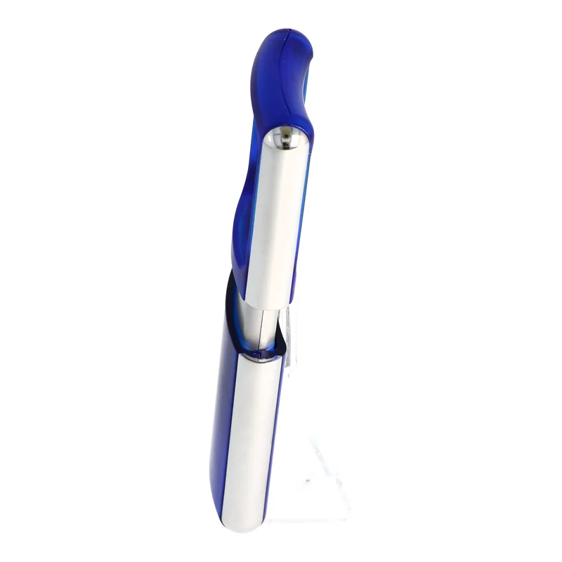 AccuCell Lupe mit LED-Beleuchtung und 3fach Vergrösserung Farbe Blau, inklusive 2 CR1130 Lithium Batterien