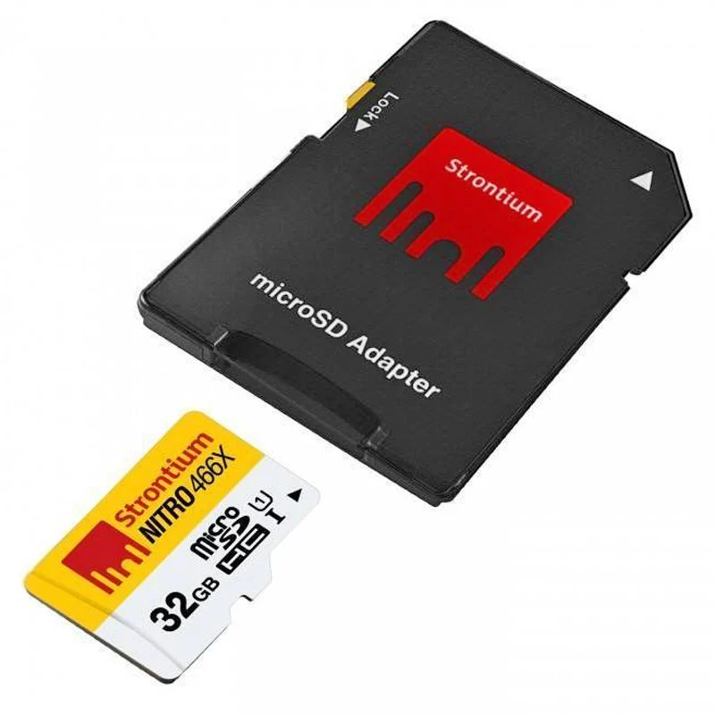 AccuCell MicroSD-Speicherkarte mit 32 GB als 3-in-1-Mobilitäts-Kit