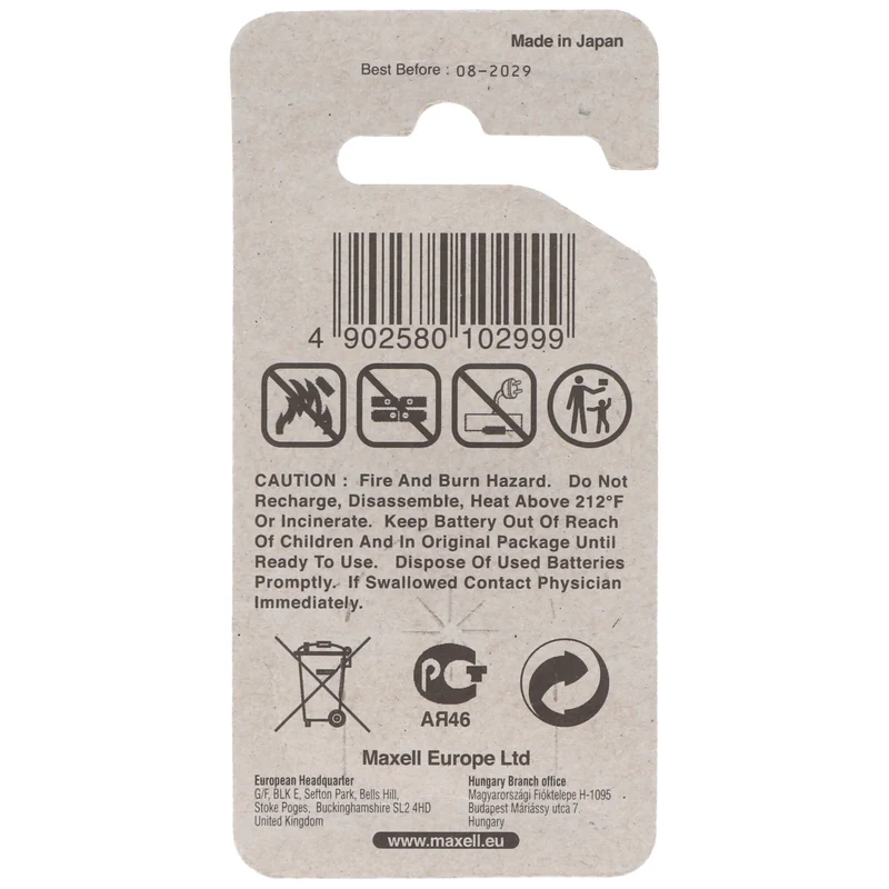 Maxell CR1616 Lithium Batterie IEC CR1616 mit 3 Volt und 55mAh