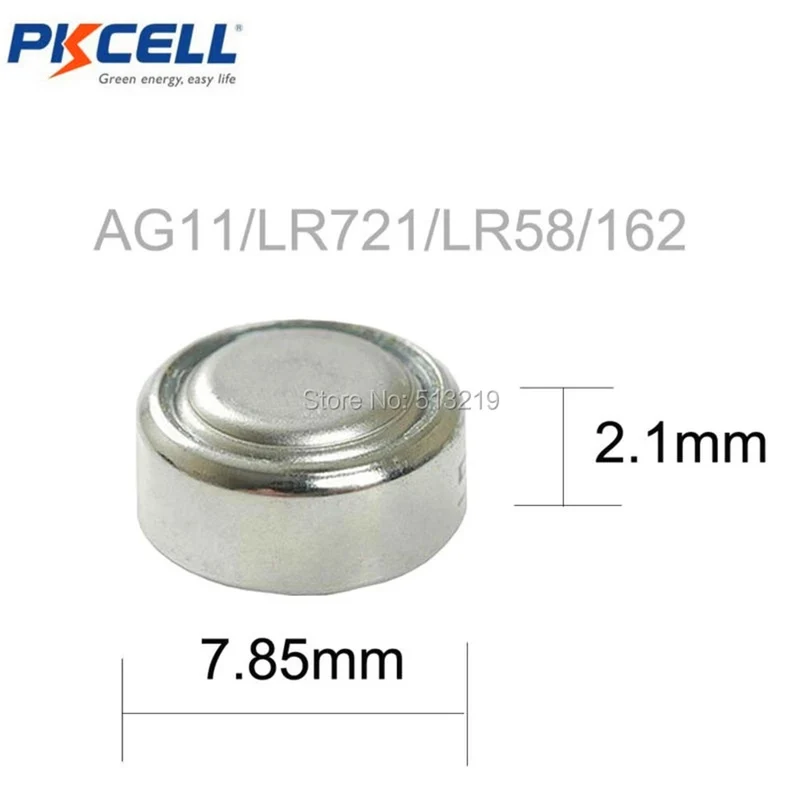 20 X G11 Taste Batterien ag11 lr721 g11 lr58 162 62a 362 sr721w 1,5 V Alkaline Batterie Äquivalent