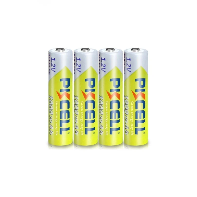 4PCS PKCELL AAA NIMH Akku 3A 1000mAh 1,2V NI-MH AAA Batteriebatterien