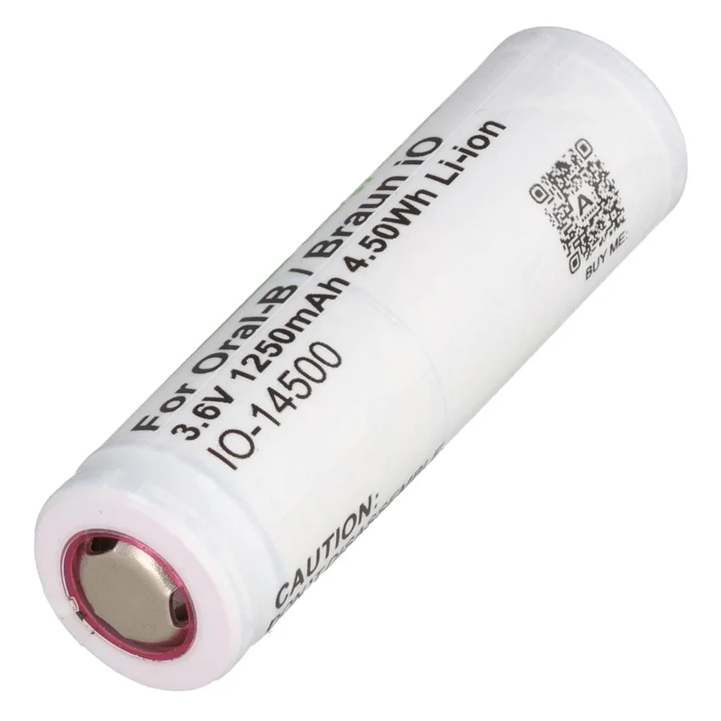 AccuCell 1250mAh Premium Akku komaptibel für Braun IO 6, 7, 8, 9, 10, 3,7 Volt, 48,8x14,1mm