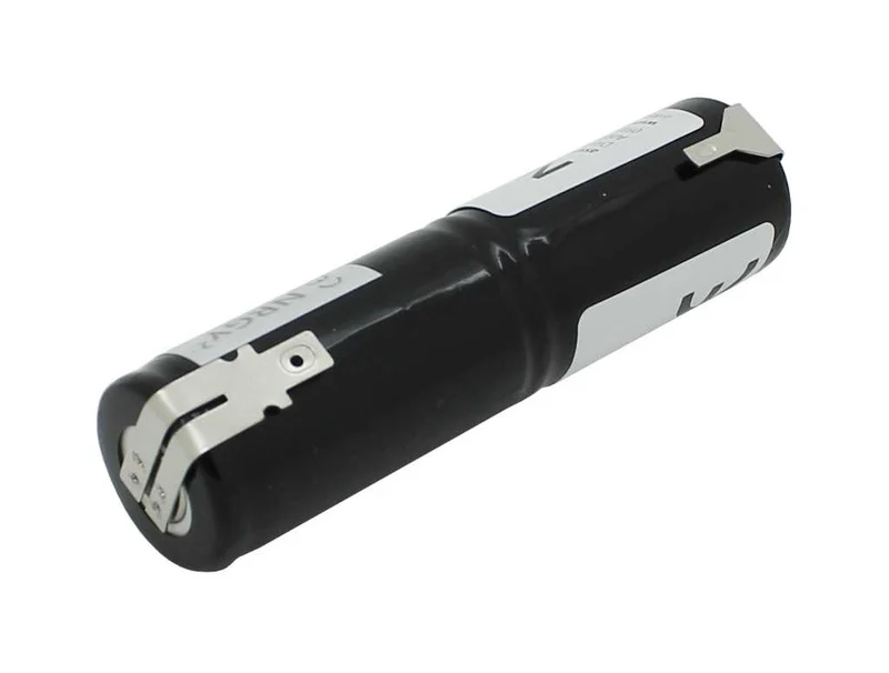 AccuCell Notleuchtenakku NiMH 2,4V 2500mAh L1x2 Sub-C mit Faston-Anschluss +4,8mm / -2,8mm ersetzt Zumtobel 59004662