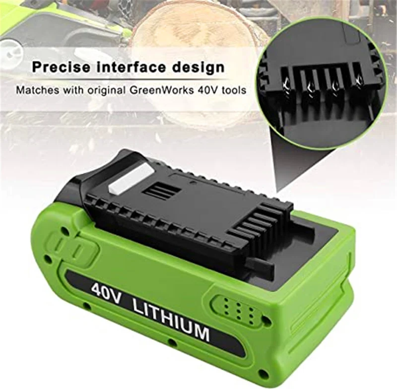 40V 2500mAh Li-ion Ersatz Akku 40V G-MAX Werkzeuge 29462 29252 20202 22262