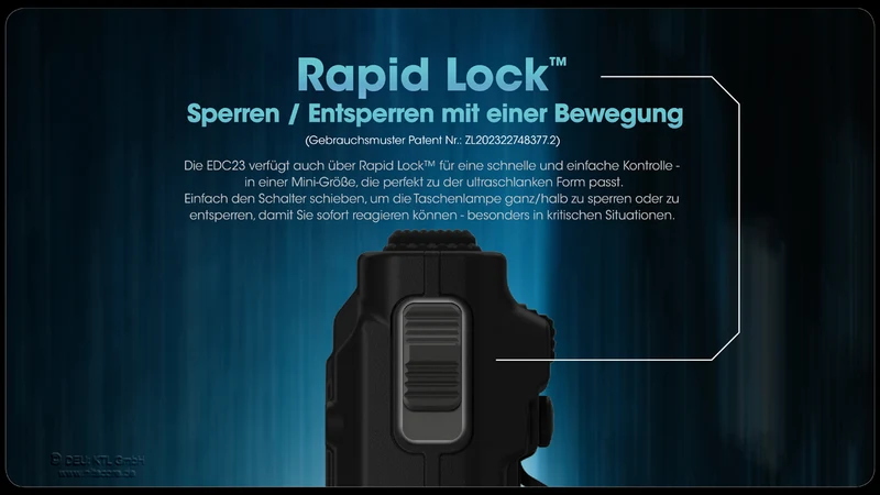 Nitecore Taschenlampe EDC23 SABER - 2500 Lumen