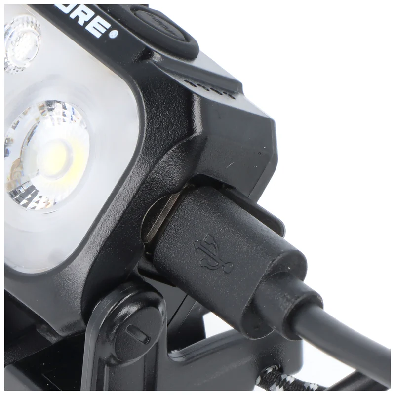 Nitecore NU25UL Stirnlampe, ultra leicht, einfaches Riemen-Kopfband, 3 Lichtquellen, zwei Tasten Bedienung
