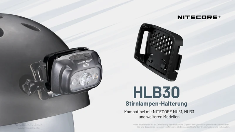 Nitecore Aufnahme für NU2X-Modelle