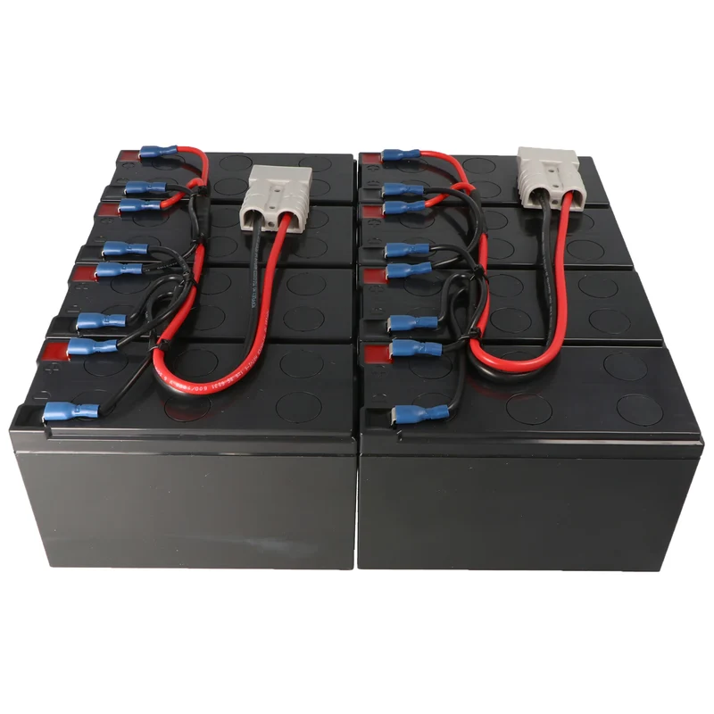 CSB Nachbauakku exakt passend für den APC-RBC12 Akku vormontiert mit Kabel und Stecker