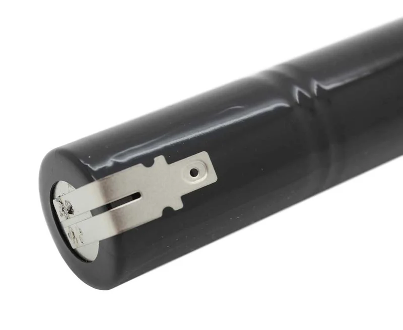 AccuCell Notleuchtenakku NiMH 3,6V 3000mAh L1x3 Sub-C mit Faston-Anschluss +6,3mm / -4,8mm