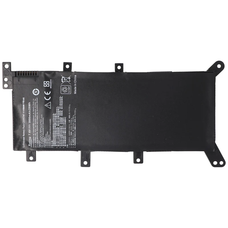 AccuCell Akku passend für Asus X555 C21N1347, C21-N1347, 2ICP4/63/134 7,6 Volt 4800mAh