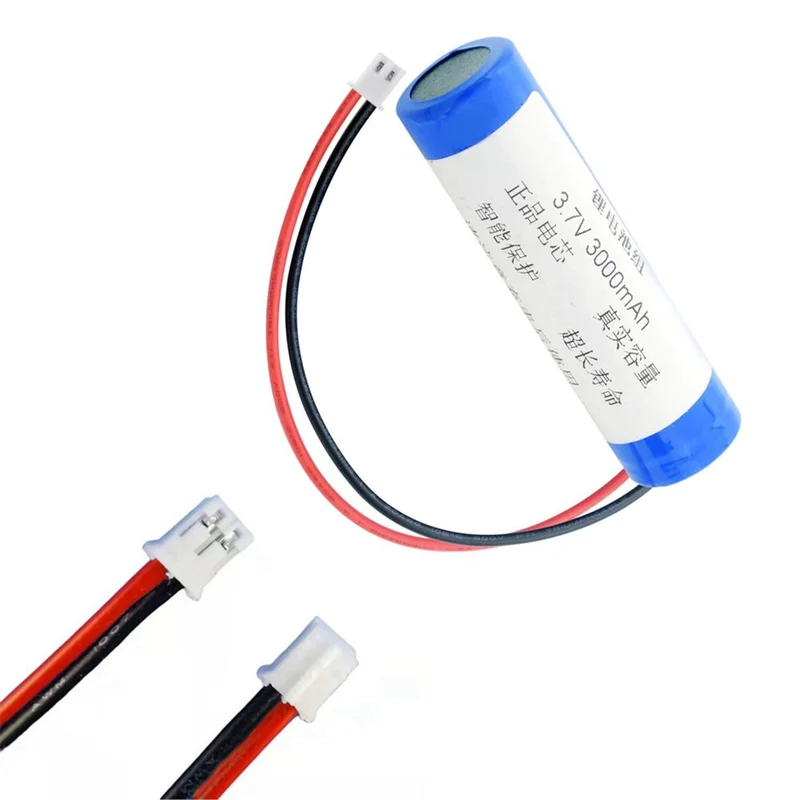 3,7 V 3000mAh 18650 Lithium Li-Ion Batterien Pack Wiederaufladbare Mit XH 2,54mm 2pin Stecker Für Rc boot DIY Power Bank