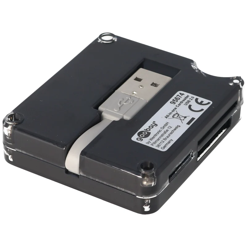 Goobay USB Kartenleasegerät All-in-one für SD, SDHC, MiniSD, MMC, CF, XD Cardreader