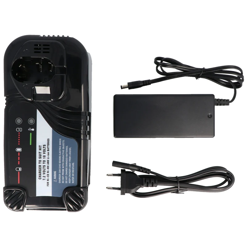 AccuCell Schnell-Ladegerät passend für Hitachi Akkus von 7,2-18 Volt