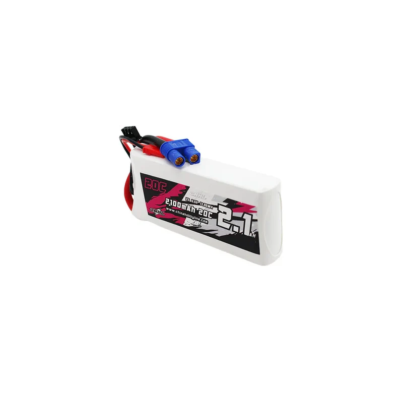 CNHL 2100mAh 6,6V 2S LiFe (LiFePO4) Empfängerakku – EC3- und JST-Stecker