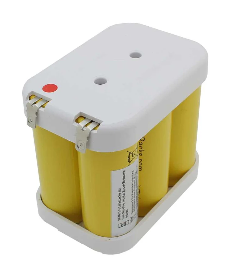 AccuCell Ersatzakku für Handleuchte NiCd 6,0V 7000mAh ersetzt Bosch Eisemann B6008