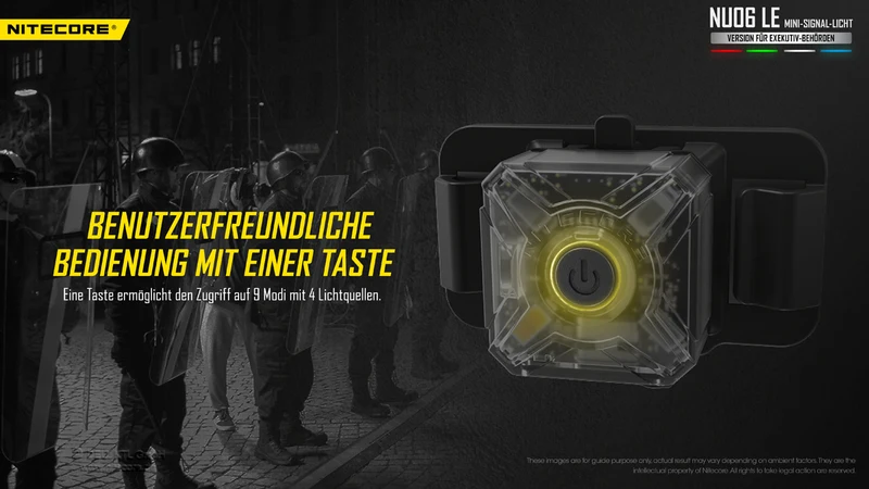 Nitecore Stirnlampe NU06LE - Signallampe