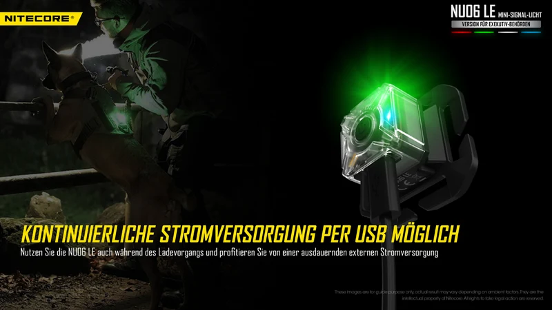 Nitecore Stirnlampe NU06LE - Signallampe