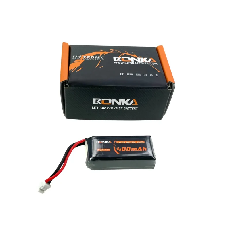 Bonka Lipo Akku 400mAh 7,4V 2S 50C PHR3 Mcpx BL2