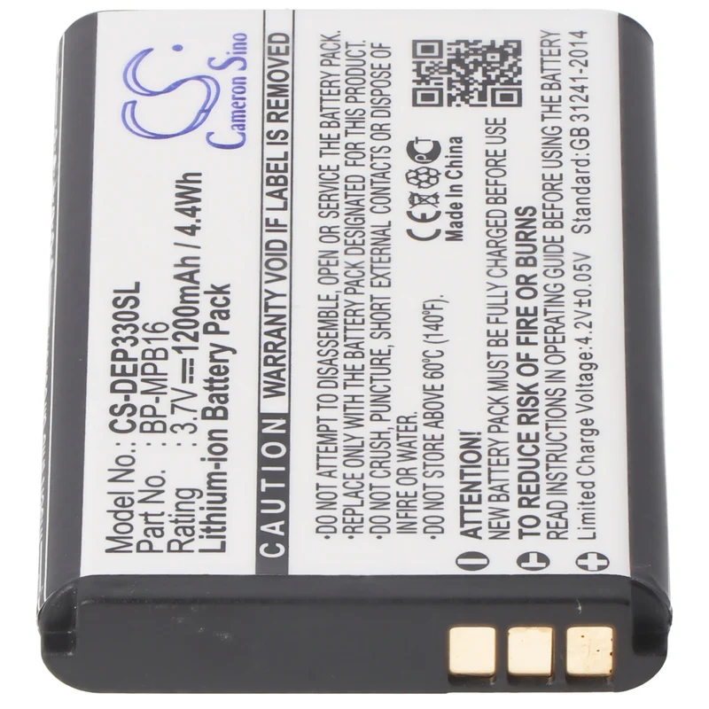 AccuCell Akku passend für Hagenuk Fono 3, BP-MPB16, DR6-2009, DR11-2009