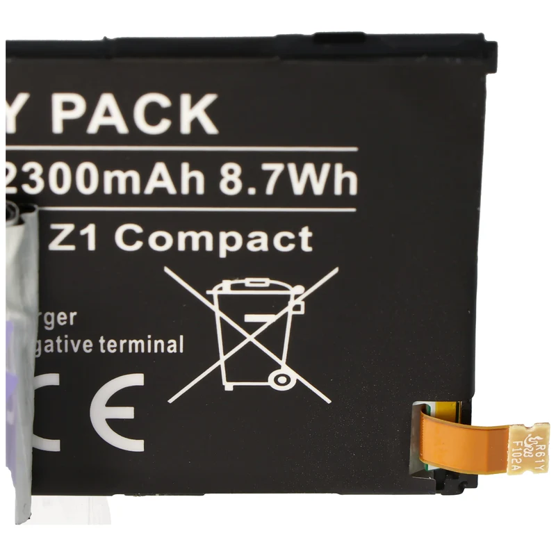 AccuCell Akku passend für den Sony XPERIA Z1 Compact Akku 1274-3419.1, 1ICP4/53/88, LIS1529ERPC