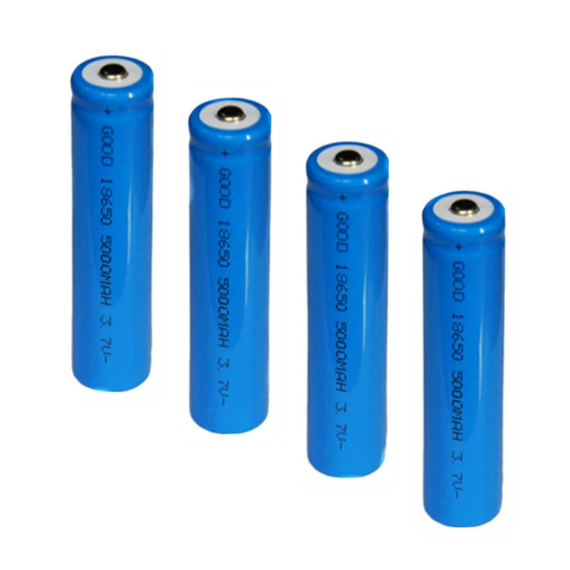 2 Stück 18650 3,7 V 4000 mAh Akku Wiederaufladbare Batterien für LED-Taschenlampe Große Kapazität
