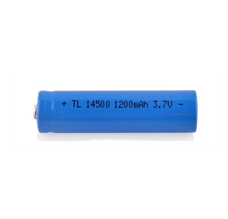 2 Stück AA 14500 1200 mAh 3,7 V Lithium-Ionen-Akkus
