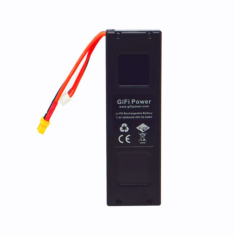 7,4V 3600mAh LiPo Akku für MJX Bugs 3 Force1 F100 Contixo F17 Quadcopter