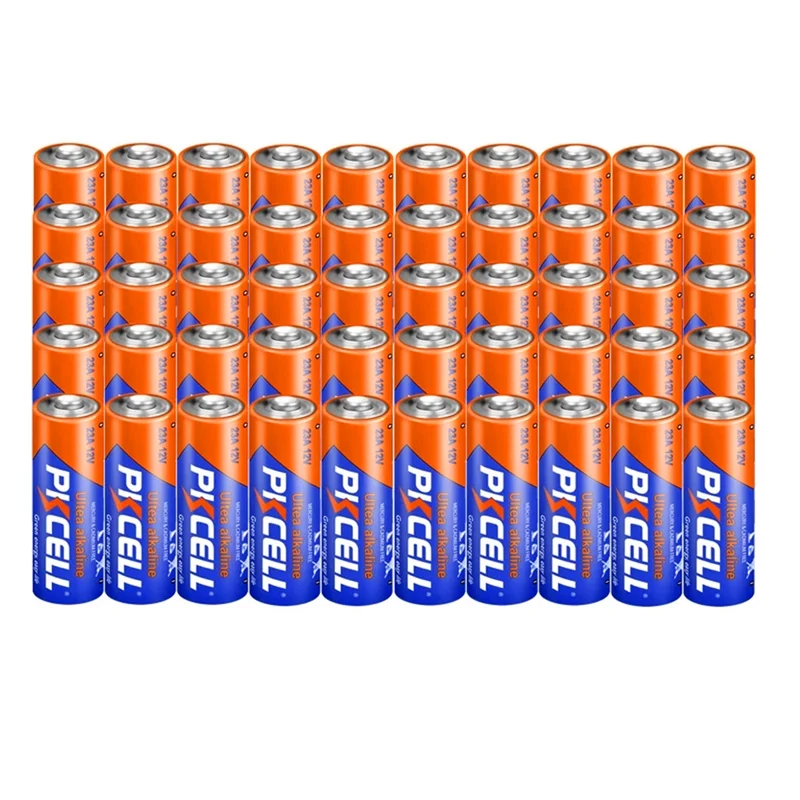 50PCS 23A 12V Alkaline Dry Batterien 60mAh l1028 mn21 mn21 Für Elektronische tür fernbedienungen, rechner, computer boards