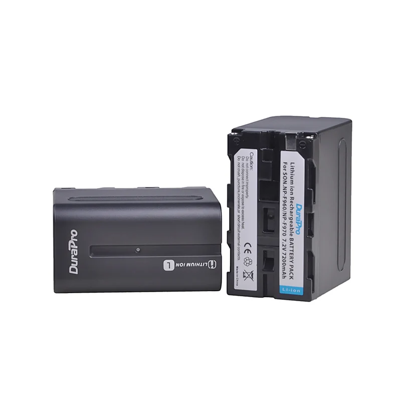 2Pc 7200mAh NP-F960 NP F970 Kamera Batterie LCD USB Ladegerät für NP-F550 F770 F750 F960 FM500H FM70 QM91D QM71D HVR-V1J