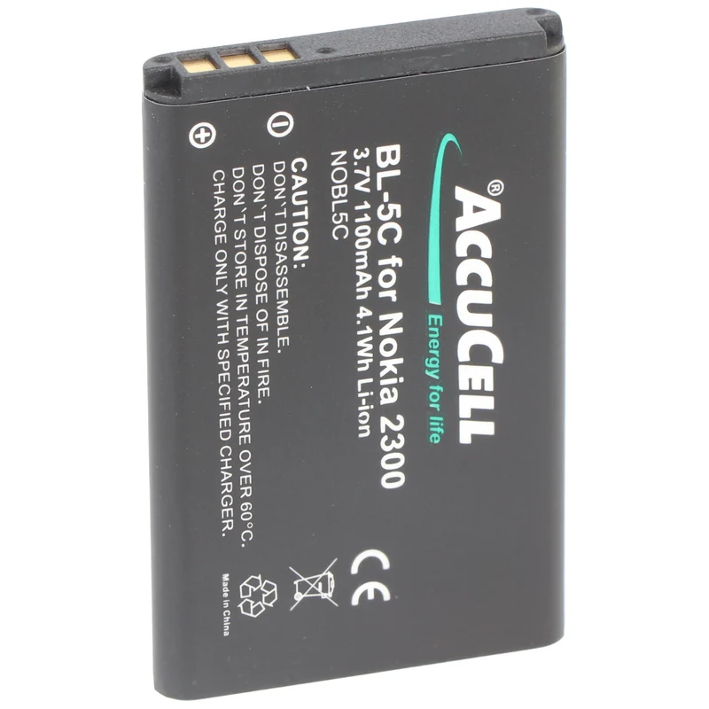 AccuCell Akku passend für den Handy Akku Wiko RIFF mit 1100mAh, 3,7 Volt