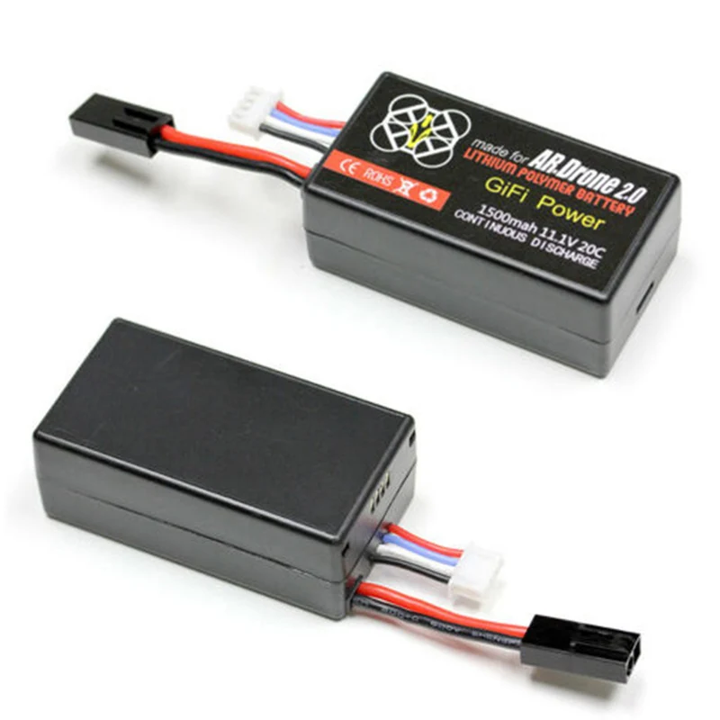 11,1 v 1500 mah 20C LiPo Batterie mit 2 stecker für Parrot AR. drone 2,0 Quadcopter Lange Flugzeit