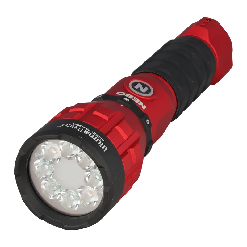 Nebo IllumaTrace – Präzise Blutspurenerkennung bis 80 m, LED Taschenlampe mit 190 Lumen, ideal auch für Jäger und Jagdvereine und Jägervereinigungen