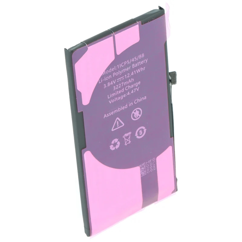 AccuCell Akku passend für Apple iPhone 13, Li-Polymer, 3,84V, 3227mAh, 12,4Wh, built-in, ohne Werkzeug