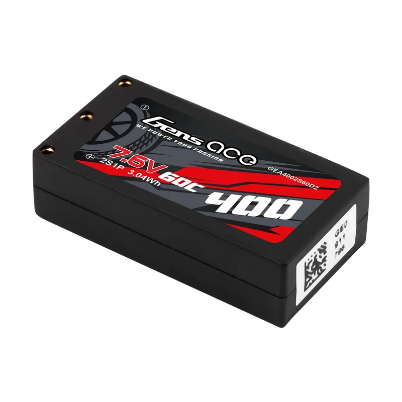 Gens Ace 400mAh 2S1P HV 60C LiPo-Akku mit XT60-Stecker