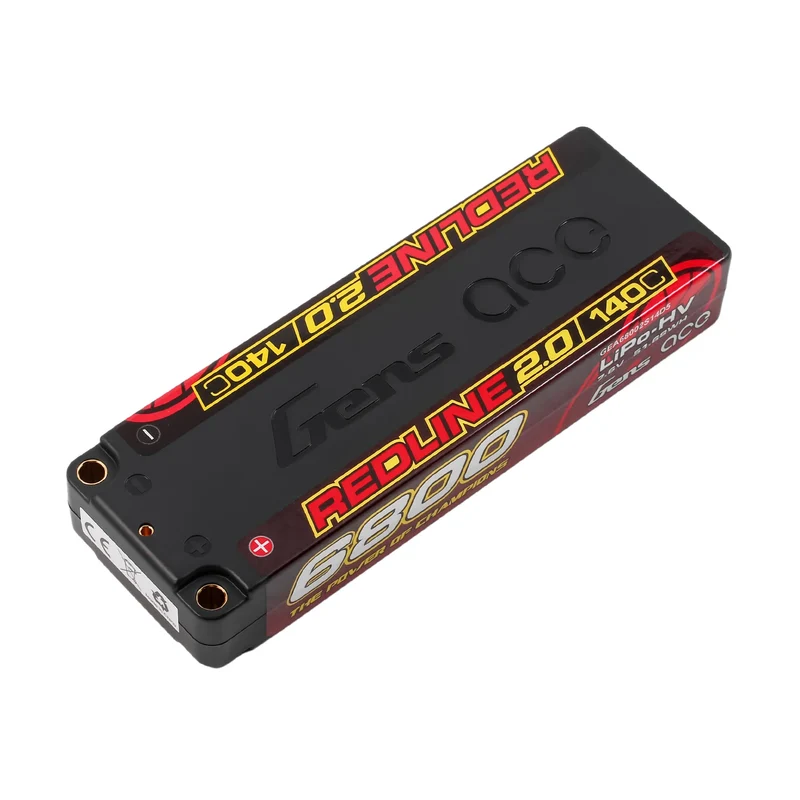 Gens Ace Redline 2.0 Serie 6800mAh 2S1P 7,6V 140C HV Lipo Akku mit Hardcase 57