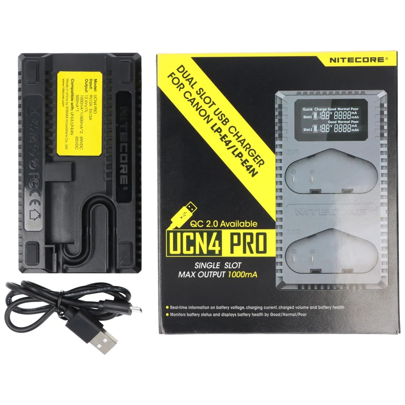 Nitecore UCN4 PRO - für Canon Cameras
