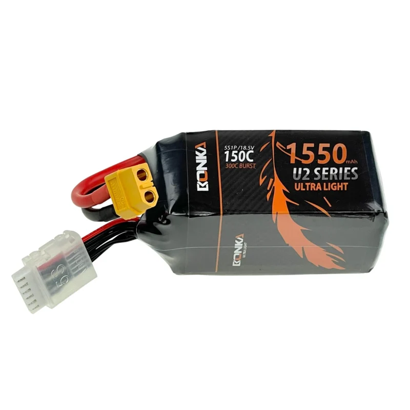 Bonka Lipo Akku 1550mAh 18,5V 150C/300C FPV XT60