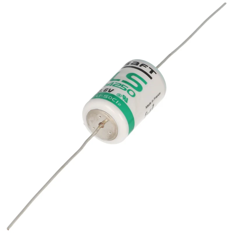 SAFT LS14250CNA Lithium Batterie, Size 1/2 AA mit Lötdraht