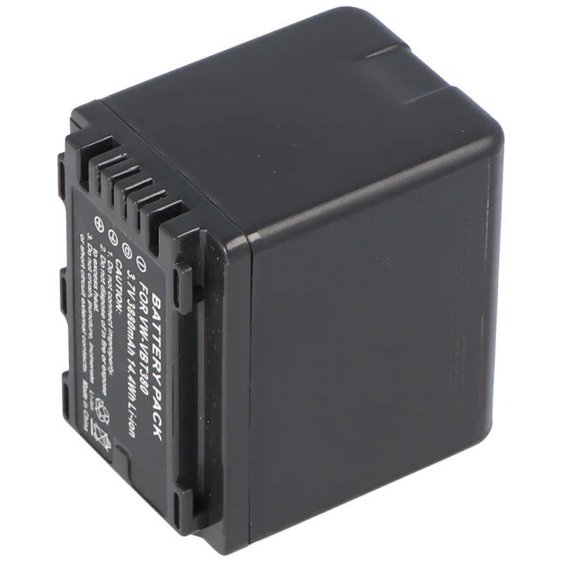 AccuCell Akku passend für den Panasonic VW-VBT380 Li-Ion Akku 3900mAh, decoded, nur passend für die angegebenen Modelle
