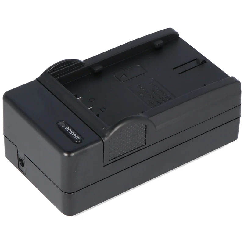 AccuCell Ladegerät passend für Panasonic Akku VW-VBD29, VBD58, VBD78 inkl. Netzstecker und KfZ Stecker