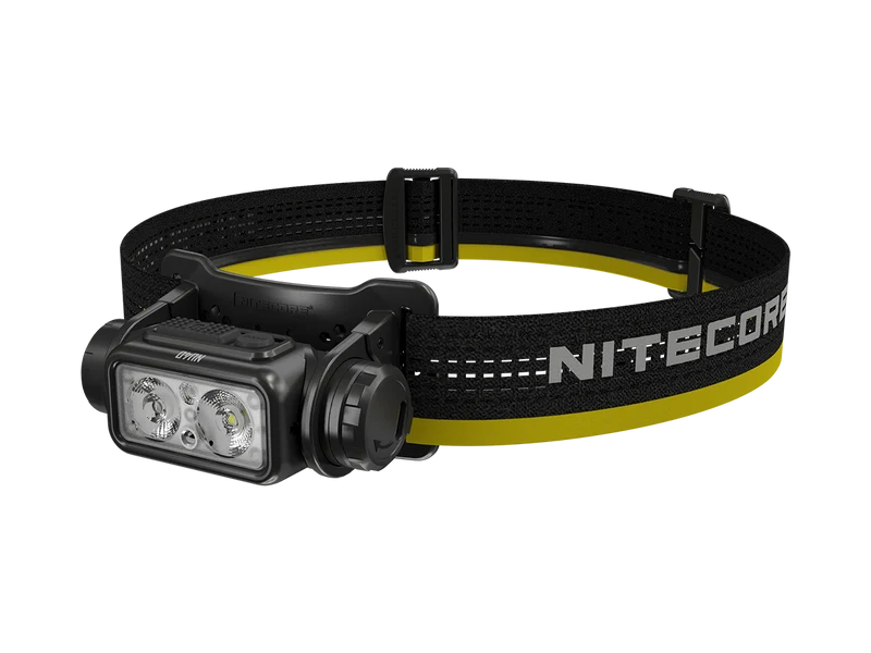 Nitecore NU40 LED Stirnlampe, eingebauter Akku mit 2600mAh, USB-C-Ladeanschluss, bis zu 120 Stunden Leuchtdauer, wasserdicht nach IPX68
