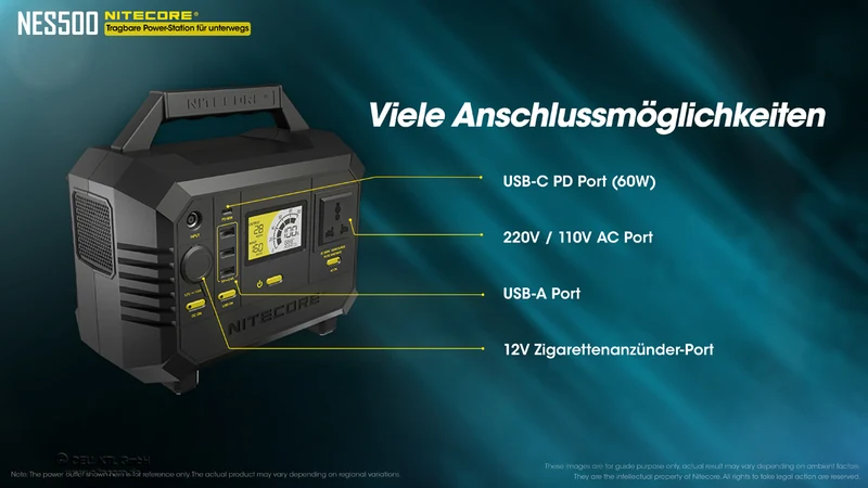 Nitecore Powerstation NES500 - 144000mAh