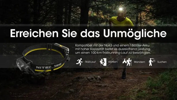 Nitecore 18650er Akku-Extention-Case für NU4x und NU5x