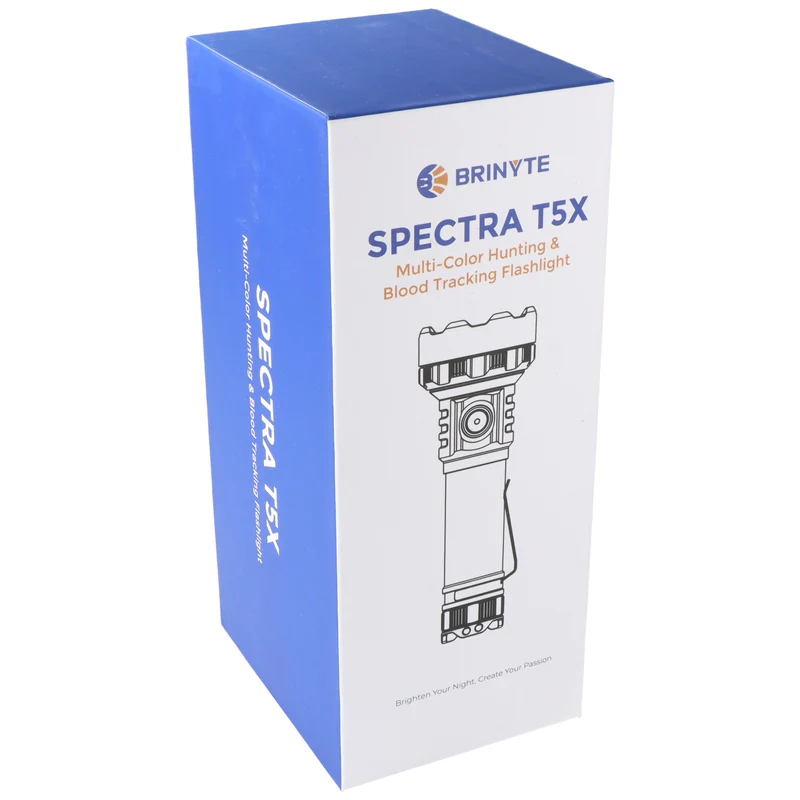 Brinyte Spectra T5X – Jagdtaschenlampe mit Farbwechselfunktion